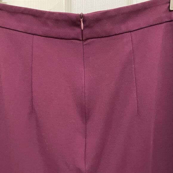 Mary Crafts‎ Burgundy Pencil Skirt Medium - Picture 3 of 9